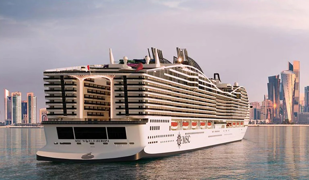 MSC World Europa sails to Qatar to receive World Cup guests 
